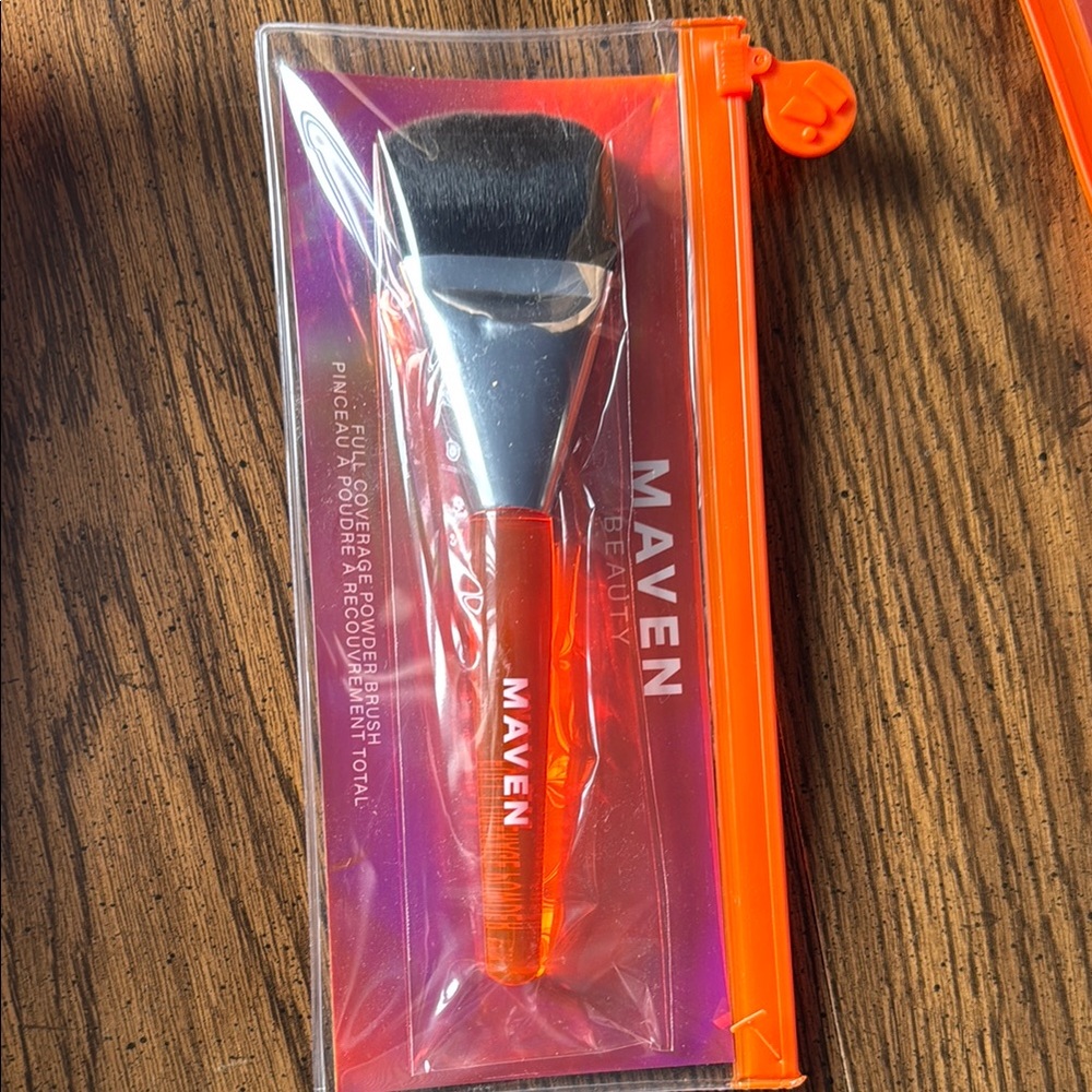Orange Makeup Brush